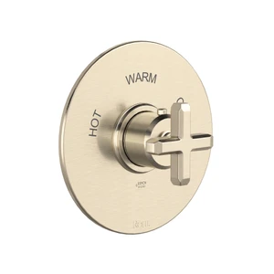 Apothecary™ 3/4" Thermostatic Trim Without Volume Control - Satin Nickel | Model Number: TAP13W1XMSTN