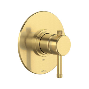 Campo 1/2 Inch Pressure Balance Trim with Lever Handle - Satin Unlacquered Brass | Model Number: TCP51W1ILSUB - Product Knockout