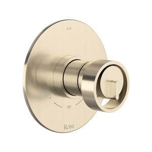 Eclissi 1/2 Inch Thermostatic & Pressure Balance Trim with 3 Functions (Shared) with Wheel Handle - Satin Nickel | Model Number: TEC23W1IWSTN - Product Knockout