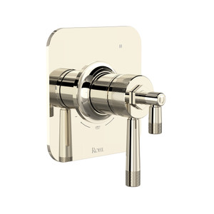 Graceline 1/2 Inch Thermostatic & Pressure Balance Trim with 3 Functions (No Share) with Lever Handle - Polished Nickel | Model Number: TMB47W1LMPN - Product Knockout