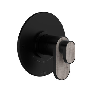 Miscelo 1/2 Inch Thermostatic & Pressure Balance Trim with 2 Functions (No Share) with Lever Handle - Matte Black | Model Number: TMI44W1WBMB - Product Knockout