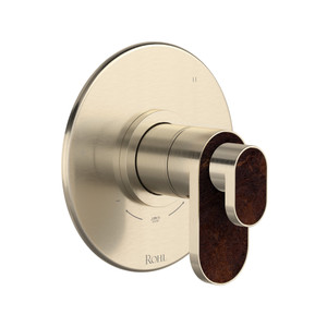 DISCONTINUED-Miscelo 1/2 Inch Thermostatic & Pressure Balance Trim with 5 Functions (Shared) with Lever Handle - Satin Nickel | Model Number: TMI45W1SDSTN