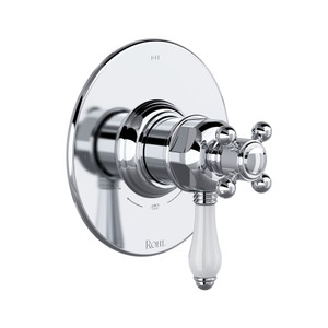 1/2 Inch Thermostatic & Pressure Balance Trim with 3 Functions (Shared) with Lever Handle - Polished Chrome | Model Number: TTD23W1LPAPC - Product Knockout