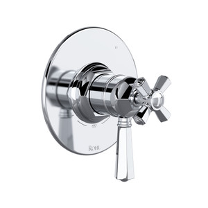 1/2 Inch Thermostatic & Pressure Balance Trim with 5 Functions (Shared) with Lever Handle - Polished Chrome | Model Number: TTN45W1LMAPC - Product Knockout