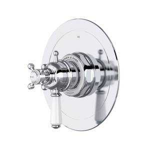 Edwardian™ 1/2" Therm & Pressure Balance Trim With 3 Functions - Polished Chrome | Model Number: U.TEW23W1L-APC