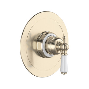 Edwardian 1/2 Inch Pressure Balance Trim with Lever Handle - Satin Nickel | Model Number: U.TEW51W1L-STN - Product Knockout