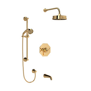 Shower Kit 1345 Trim - English Gold | Model Number: U.TKIT1345DCEG