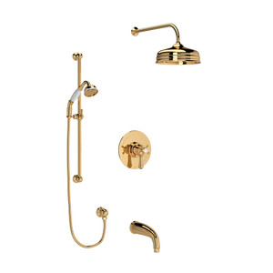 Garniture pour ensemble de douche 1345 - Or anglais | Numéro de modèle: U.TKIT1345GREG