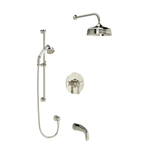 Garniture pour ensemble de douche 1345 - Nickel poli  | Numéro de modèle: U.TKIT1345GRPN