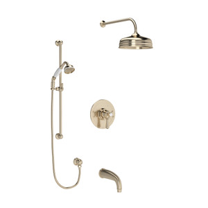 Garniture pour ensemble de douche 1345 - Nickel satiné | Numéro de modèle: U.TKIT1345GRSTN