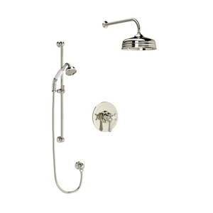 Garniture pour ensemble de douche 323 - Nickel poli  | Numéro de modèle: U.TKIT323GRPN
