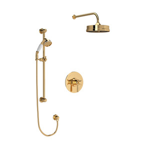 Garniture pour ensemble de douche 323 - Or anglais | Numéro de modèle: U.TKIT323HBEG