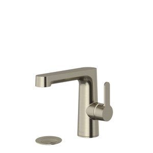 Robinet de salle de bain à poignée simple avec poignée latérale​​​​​​​ Nibi - Nickel brossé  | Numéro de modèle: NBS01SHBN - Produit épuisé