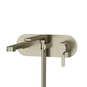 Nibi™ Wall Mount Thermostatic/Pressure Balance Tub Filler Trim - Brushed Nickel | Model Number: TNB21BN