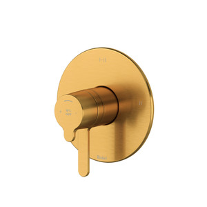 Nibi™ 1/2" Therm & Pressure Balance Trim With 3 Functions - Brushed Gold | Model Number: TNB23BG