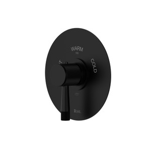Garniture thermostatique sans contrôle de débit de 3/4 po Amahle™ - Noir mat | Numéro de modèle: TAM13W1LMMB