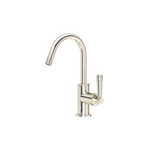 Graceline Single Handle Bathroom Faucet - Polished Nickel | Model Number: MB01D1LMPN - Product Knockout