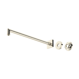 16" Reach Wall Mount Shower Arm - Polished Nickel | Model Number: 1455/16PN - Product Knockout