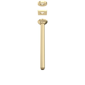 12 5/8" Traditional Ceiling Mount Shower Arm - Antique Gold | Model Number: 1505/12AG - Product Knockout