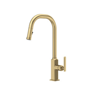 Apothecary Pull-Down Kitchen Faucet With U-Spout - Antique Gold | Model Number: AP56D1LMAG - Product Knockout