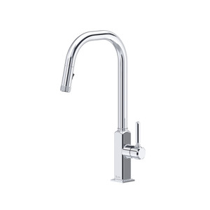Apothecary™ Pull-Down Kitchen Faucet With U-Spout - Polished Chrome | Model Number: AP56D1LMAPC
