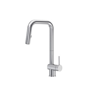 Azure Pull-Down Kitchen Faucet With U-Spout - Stainless Steel | Model Number: AZSQ201SS - Product Knockout