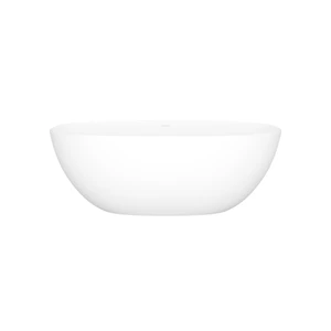 Barcelona 60" x 29" Freestanding Soaking Bathtub - Standard White (Matte) | Model Number: BA4M-N-SM-NO