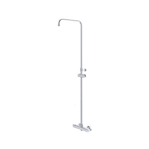 Exposed Wall Mount Thermostatic Shower With Diverter - Polished Chrome | Model Number: C82APC - Product Knockout