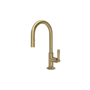Graceline® Pull-Down Bar/Food Prep Kitchen Faucet With C-Spout - Antique Gold | Model Number: MB7930SLMAG-2
