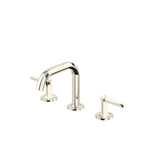 Modelle Widespread Bathroom Faucet With U-Spout - Polished Nickel | Model Number: MD09D3LMPN - Product Knockout