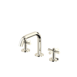 Modelle Widespread Bathroom Faucet With U-Spout - Polished Nickel | Model Number: MD09D3XMPN - Product Knockout