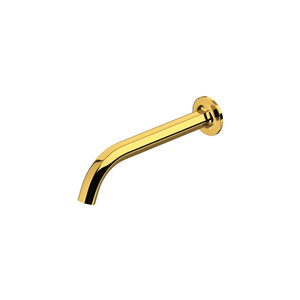 Modelle Wall Mount Tub Spout - Unlacquered Brass | Model Number: MD16W1ULB - Product Knockout