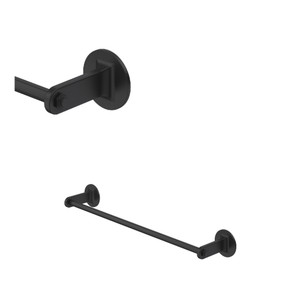 Modelle™ 18" Towel Bar - Matte Black | Model Number: MD25WTB18MB