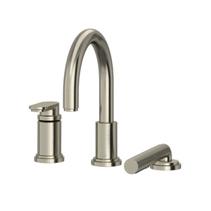 Arca 3-Hole Deck Mount Tub Filler Trim - Brushed Nickel | Model Number: TAA16BN - Product Knockout