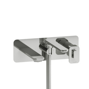 Equinox Wall Mount Tub Filler Trim - Chrome | Model Number: TEQ21C - Product Knockout