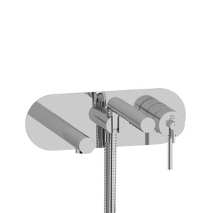 GS Wall Mount Tub Filler Trim - Chrome | Model Number: TGS21C - Product Knockout