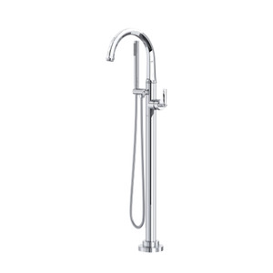 Modelle™ Single Hole Floor Mount Tub Filler Trim - Polished Chrome | Model Number: TMD06HF1LMAPC