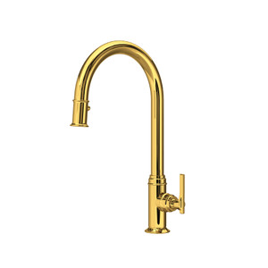 Southbank Pull-Down Kitchen Faucet - Unlacquered Brass | Model Number: U.SB55D1LMULB - Product Knockout