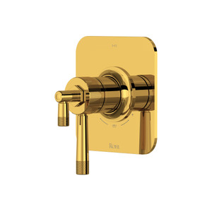 Graceline® 1/2" Therm & Pressure Balance Trim With 3 Functions - Unlacquered Brass | Model Number: TMB23W1LMULB