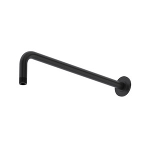 16" Wall Mount Shower Arm - Black | Model Number: 581BK