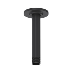 6" Ceiling Mount Shower Arm - Black | Model Number: 585BK