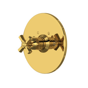 San Giovanni™ 3/4" Thermostatic Trim Without Volume Control - Unlacquered Brass | Model Number: A4923XMULB