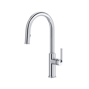 Authentica™ Pull-Down Kitchen Faucet With C-Spout - Chrome | Model Number: AU201C