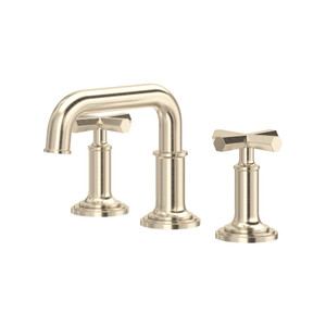 San Giovanni™ Widespread Lavatory Faucet With U-Spout - Satin Nickel | Model Number: SG09UD3XMSTN