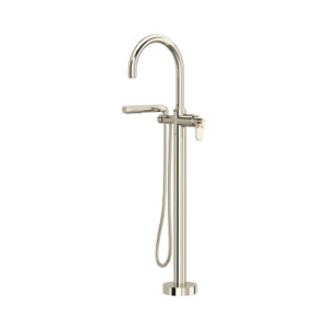 Arca™ Thermostatic Single  Hole Floor Mount Tub Filler Trim - Polished Nickel | Model Number: TAA39PN