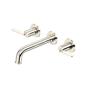Garniture de robinet de lavabo mural Authentica™ - Nickel poli  | Numéro de modèle: TAU03PN