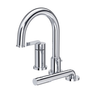 Authentica™ 3-Hole Pressure Balance Deck Mount Tub Filler Trim - Chrome | Model Number: TAU16C