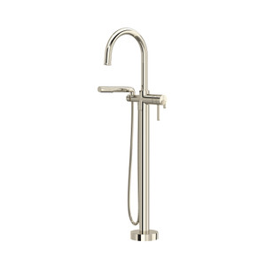 Authentica™ Thermostatic Single  Hole Floor Mount Tub Filler Trim - Polished Nickel | Model Number: TAU39PN