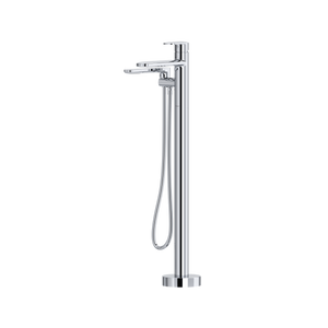 Garniture de robinet de bain, au sol, pression équilibrée, monotrou Ever - Chrome | TEV38C
