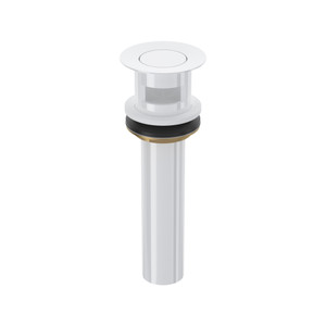 Drain for Undermount/Drop-In Bathtubs - White (WH) | Model Number: K-13-WH